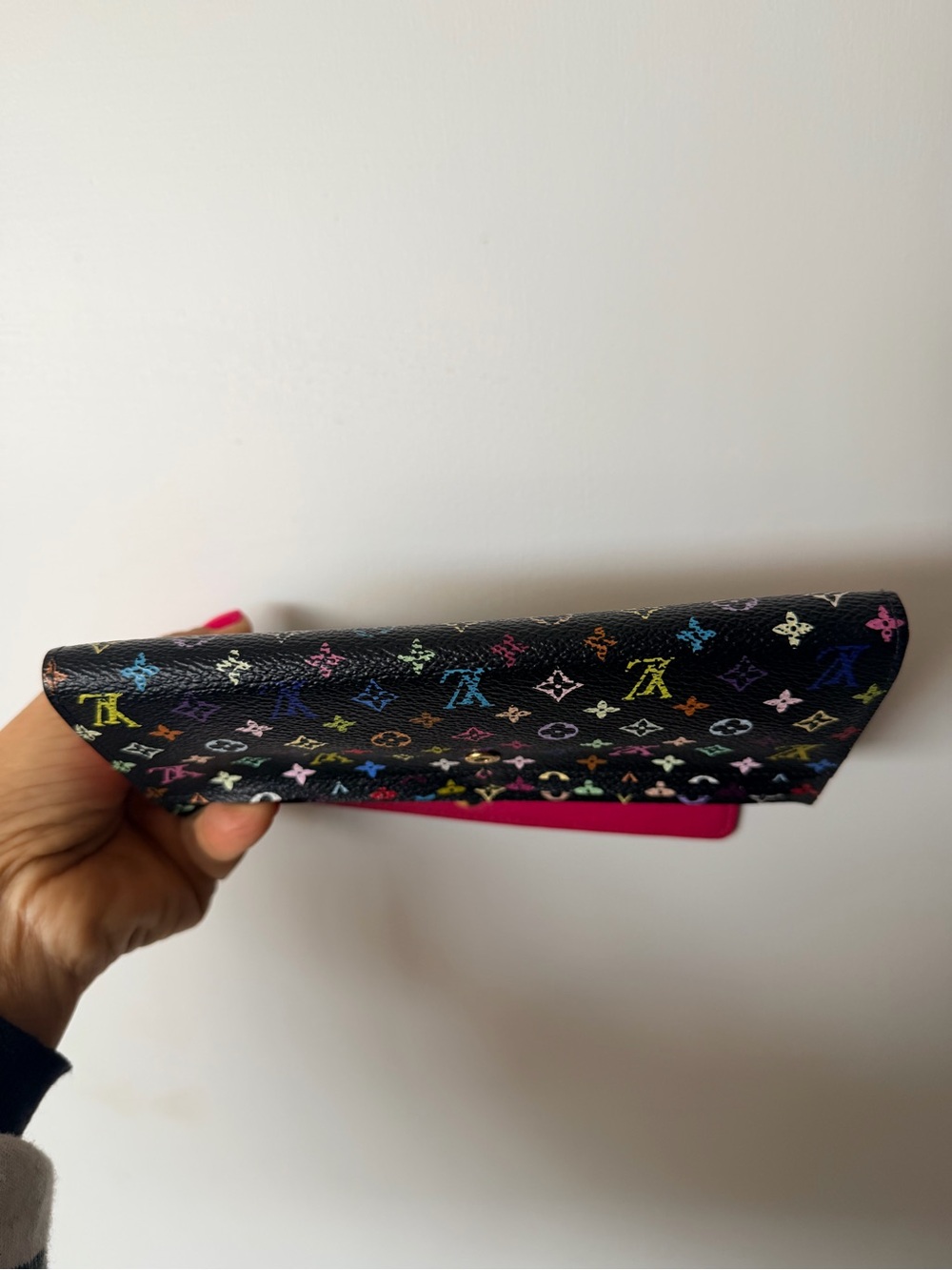 Louis Vuitton Brown Multicolor Monogram Continental Wallet interior pink - Picture 12 of 13